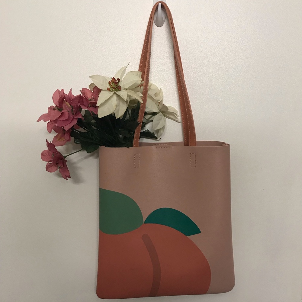 MINISO Peach Tote Bag